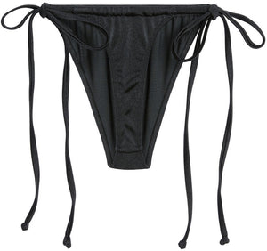 Black G-String Thong Ruched