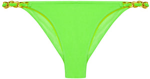 Neon Green Classic Bikini On a Chain Bottom