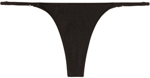 Black Brazilian Adjustable Banded Bottom