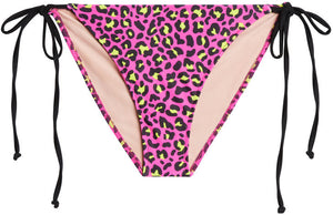 Neon Pink Leopard Full Coverage Scrunch Bottom