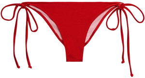 Red Classic Scrunch Bikini Bottoms