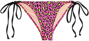 Neon Pink Leopard Classic Scrunch Bottom