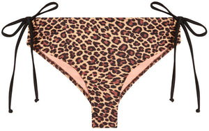 Leopard Full Coverage Mid-Rise Scrunch Bottom