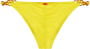 Yellow Classic Bikini On a Chain Bottom