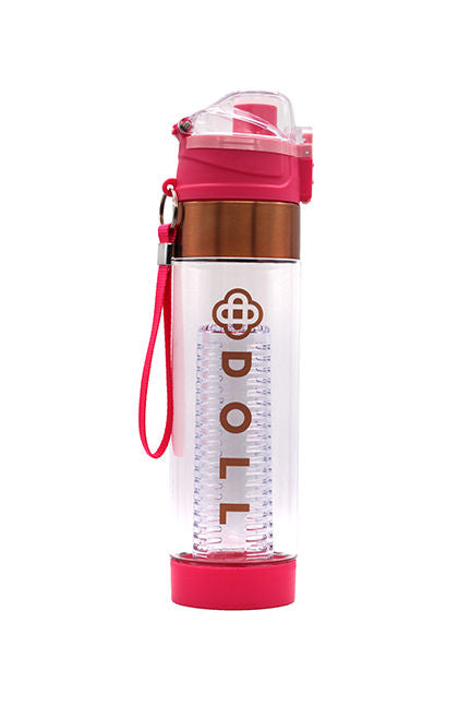 Doll Pink Fruit Infusion Water Bottle