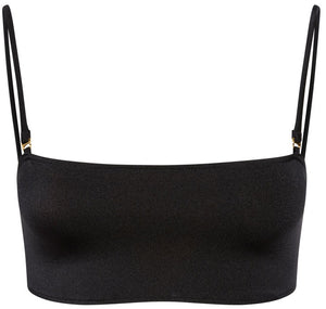 Black Bandeau Tube Top