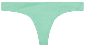 Mint Banded Brazilian Thong Bottom