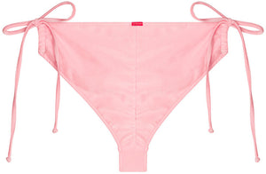 Baby Pink Full Coverage Mid-Rise Scrunch Bottom