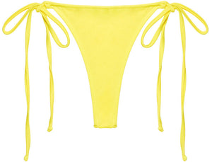 Neon Yellow Brazilian Thong Bottom