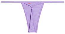 Load image into Gallery viewer, Solid Lilac Y-Back Thong Underwear
