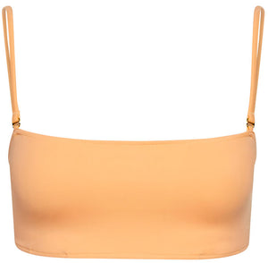 Peach Bandeau Tube Top