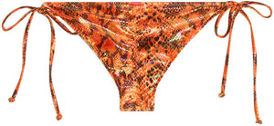 Orange Python Classic Scrunch Bottom