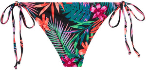 Black Tropical Classic Scrunch Bottom