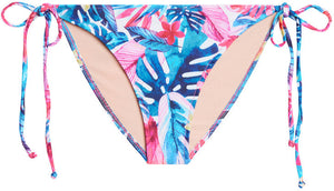 Pink Tropical Indigo Full Coverage Scrunch Bottom