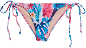 Pink Tropical Indigo Classic Scrunch Bottom