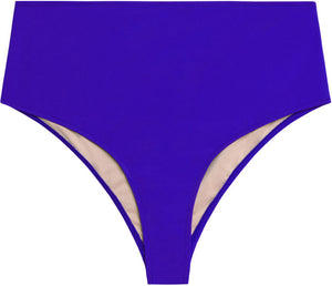 Royal Blue High Waist Bikini Bottom