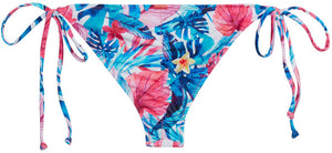 Pink Tropical Indigo Classic Scrunch Bottom