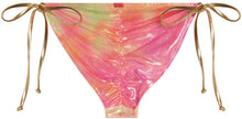 Load image into Gallery viewer, Sunset Tie Dye Shimmer Full Coverage Scrunch Bottom
