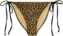 Load image into Gallery viewer, Leopard &amp; Black Full Coverage Scrunch Bottom
