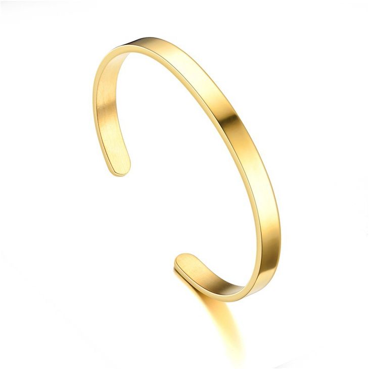 Polished Gold Bracelet