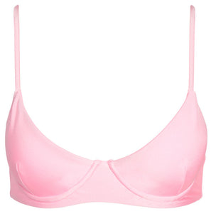 Baby Pink Underwire Bra Top