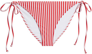 Red & White Stripes Full Coverage Scrunch Bottom