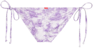 Purple Tie Dye Full Coverage Scrunch Bottom