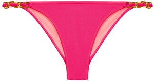 Fuchsia Classic Bikini On a Chain Bottom