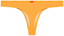 Load image into Gallery viewer, Neon Orange Banded Brazilian Thong Bottom
