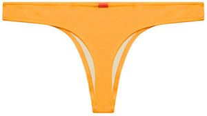 Neon Orange Banded Brazilian Thong Bottom