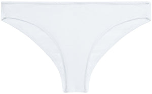 White Banded Classic Scrunch Bottom