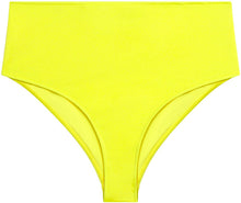 Load image into Gallery viewer, Neon Yellow High Waist Bikini Bottom
