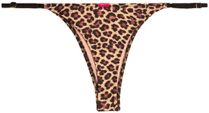 Leopard Brazilian Adjustable Banded Bottom