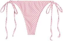 Load image into Gallery viewer, Baby Pink Polka Dot Brazilian Thong Bottom
