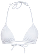 Load image into Gallery viewer, White Triangle Bikini Top
