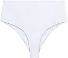 Load image into Gallery viewer, White High Waist Bikini Bottom
