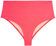 Load image into Gallery viewer, Neon Coral High Waist Bikini Bottom
