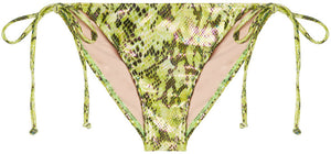 Green Python Full Coverage Scrunch Bottom