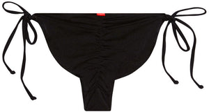 Black Full Coverage Scrunch Bottom