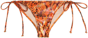 Orange Python Classic Scrunch Bottom