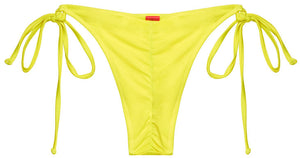 Neon Yellow Micro Scrunch Bottom