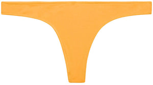 Neon Orange Banded Brazilian Thong Bottom