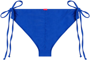 Royal Blue Full Coverage Mid-Rise Scrunch Bottom