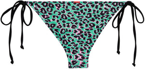 Green Leopard Classic Scrunch Bottom