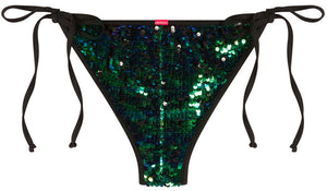 Midnight Mermaid Sequin Classic Scrunch Bottom