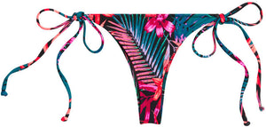 Black Tropical Brazilian Thong Bottom